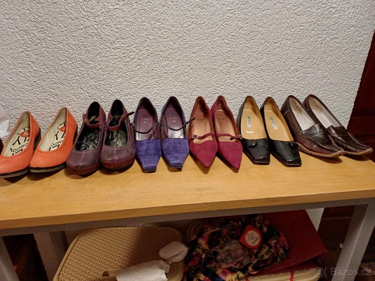 Dámské kožené boty vel. 39, 40