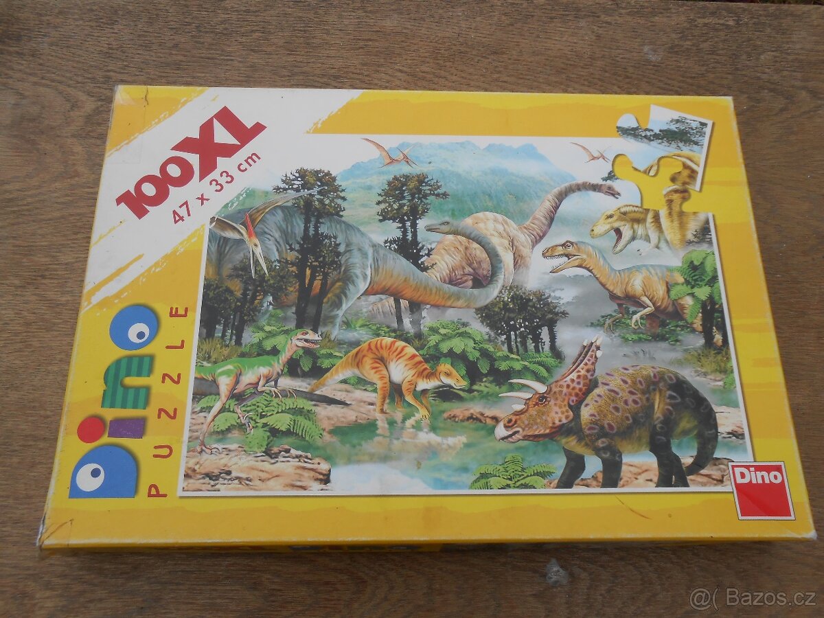 Dino puzzle 100 dílků
