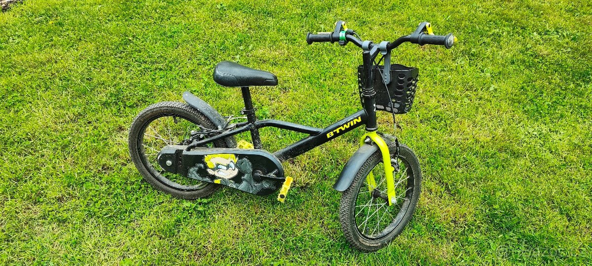 Kolo Btwin Dark Hero 500 16" černé/žluté