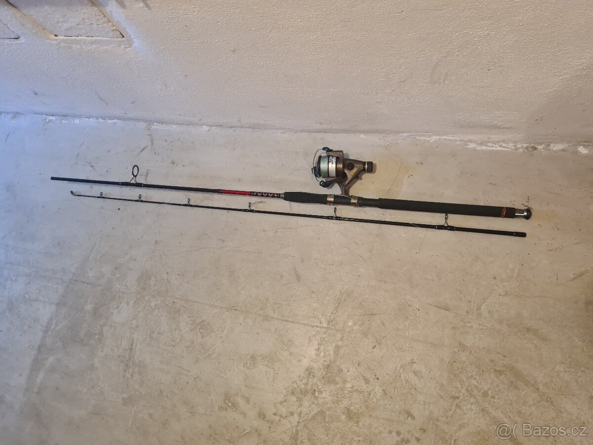 Ruzné pruty od 50g-180g + Navijáky Zebco , Mikado , Shimano