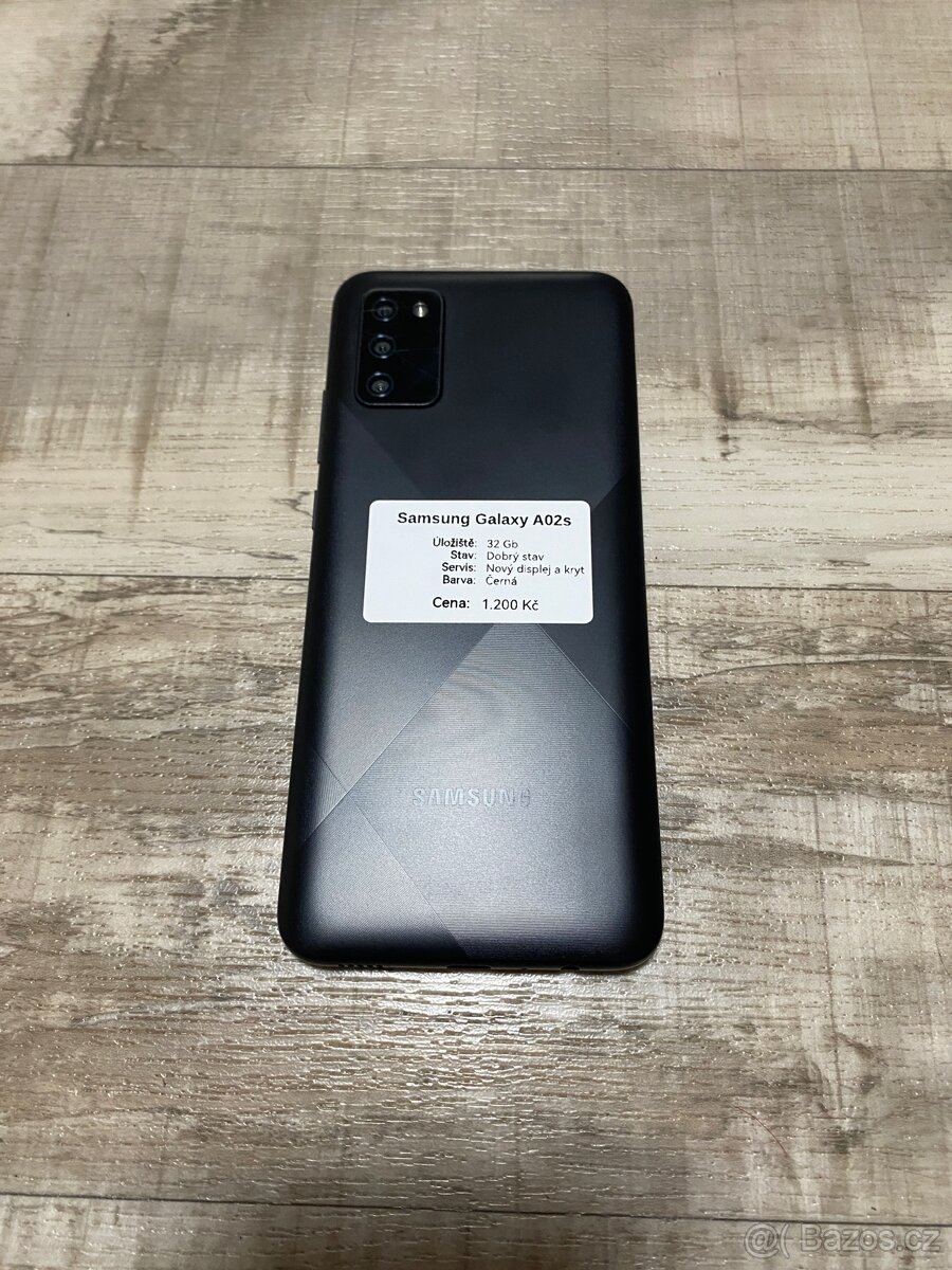 PRODÁNO - Samsung Galaxy A02s - 32 Gb, černý
