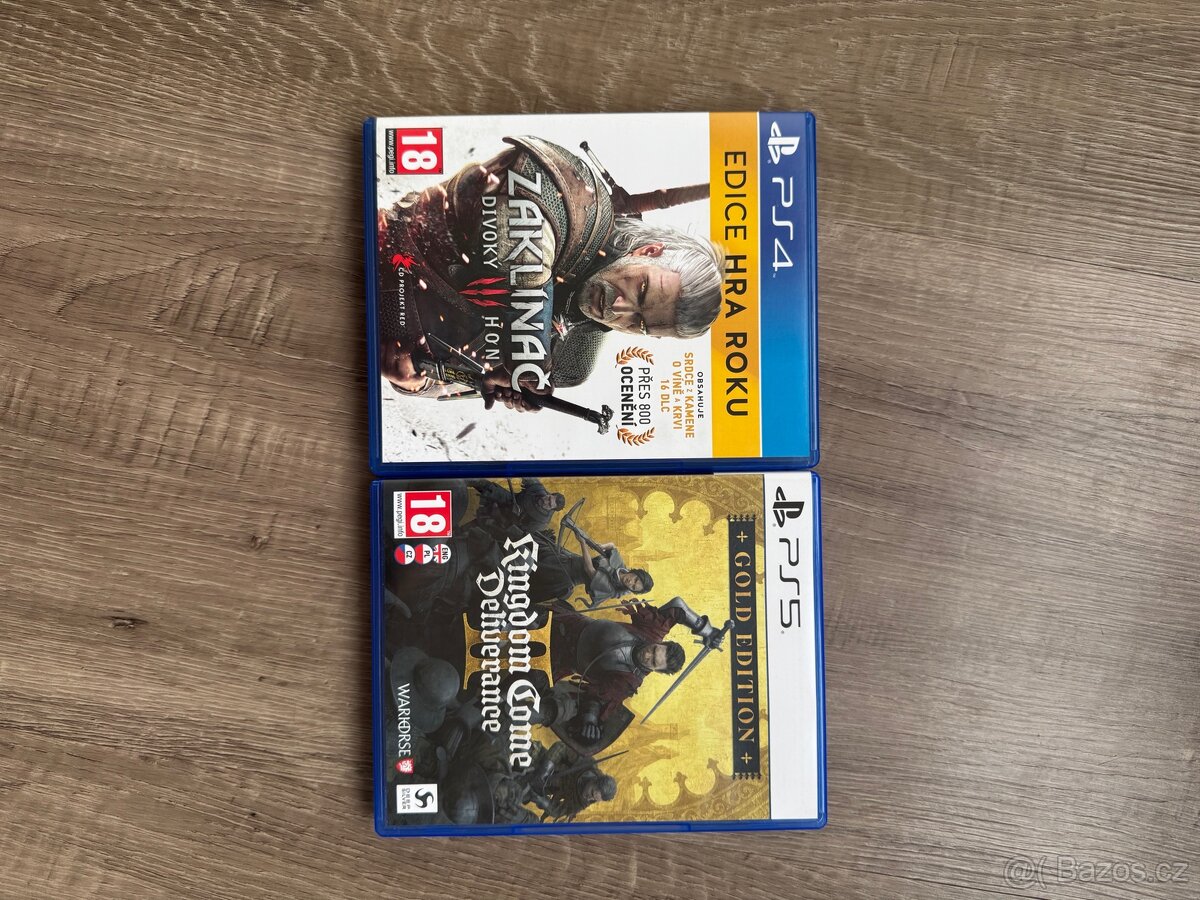 Hry na PS4/PS5 Zaklínač a KCD2 Kingdom Come 2