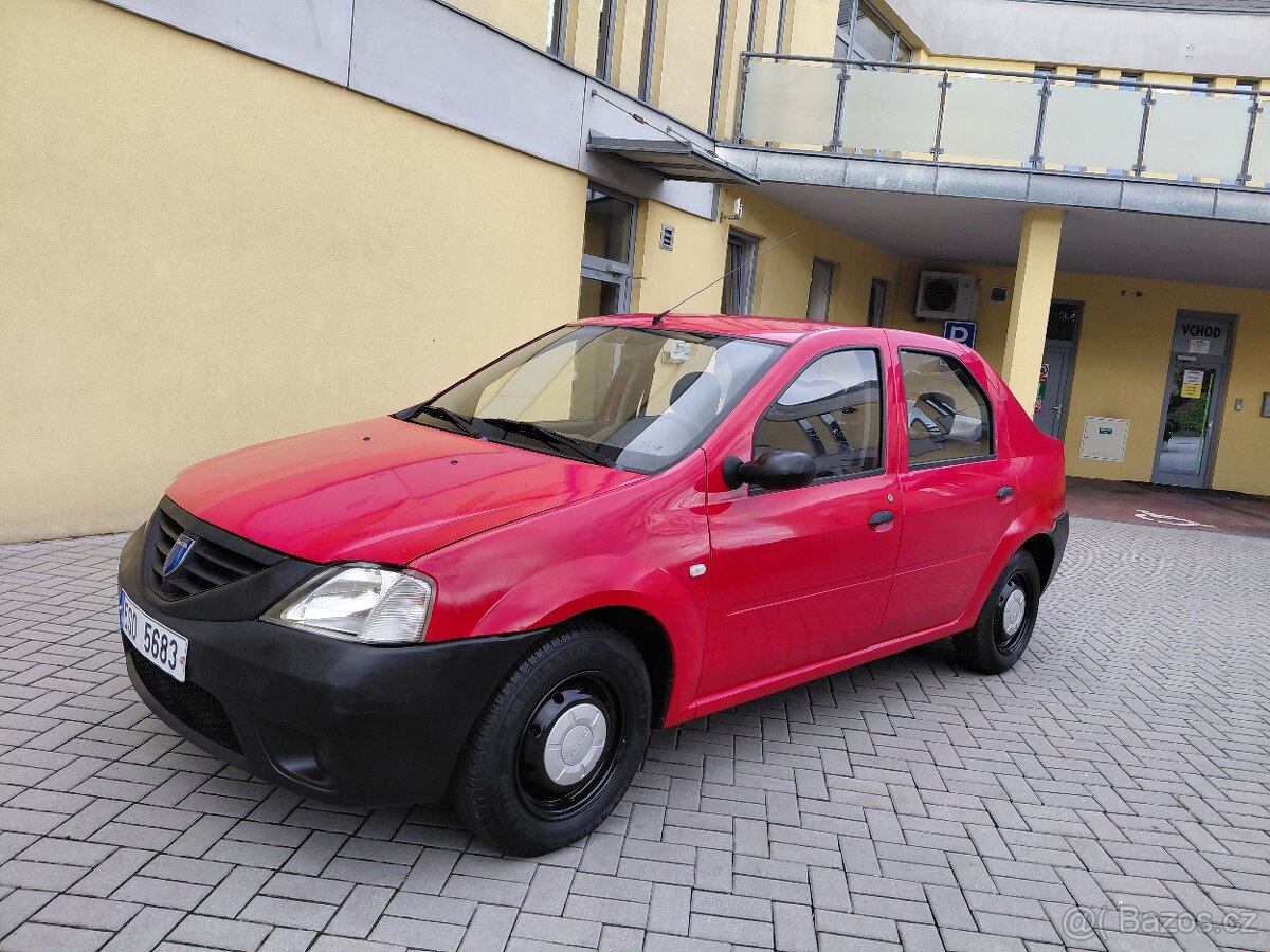 Dacia Logan 1.4MPi Koupeno v ČR,84TIS.KM,Pěkný stav