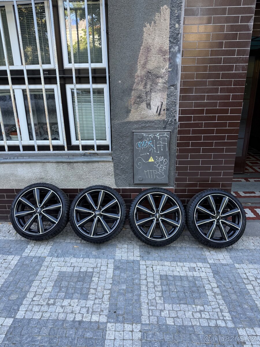 Alu kola 4x100 R18 zimní pneu