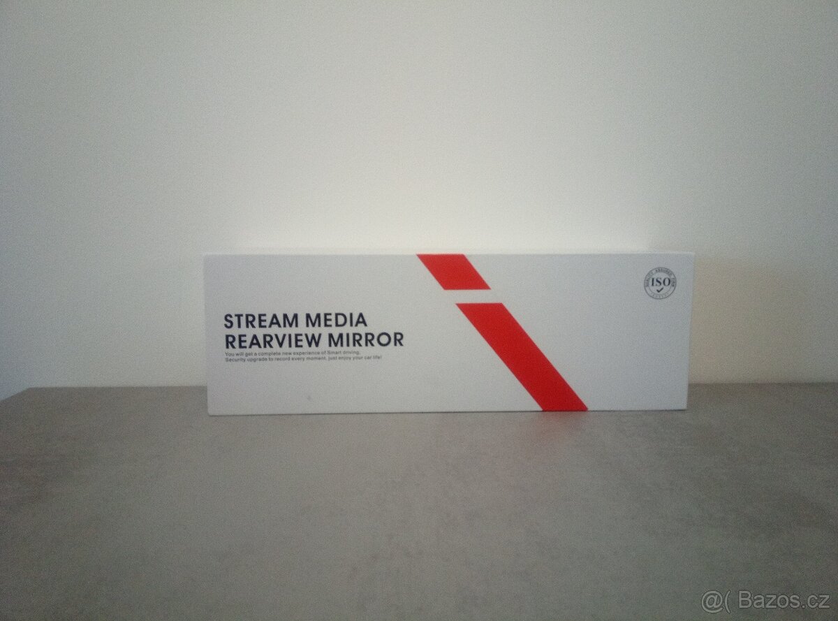 Mirror Car Camera 4k with Reversing Camera FullHD 1080p 12"