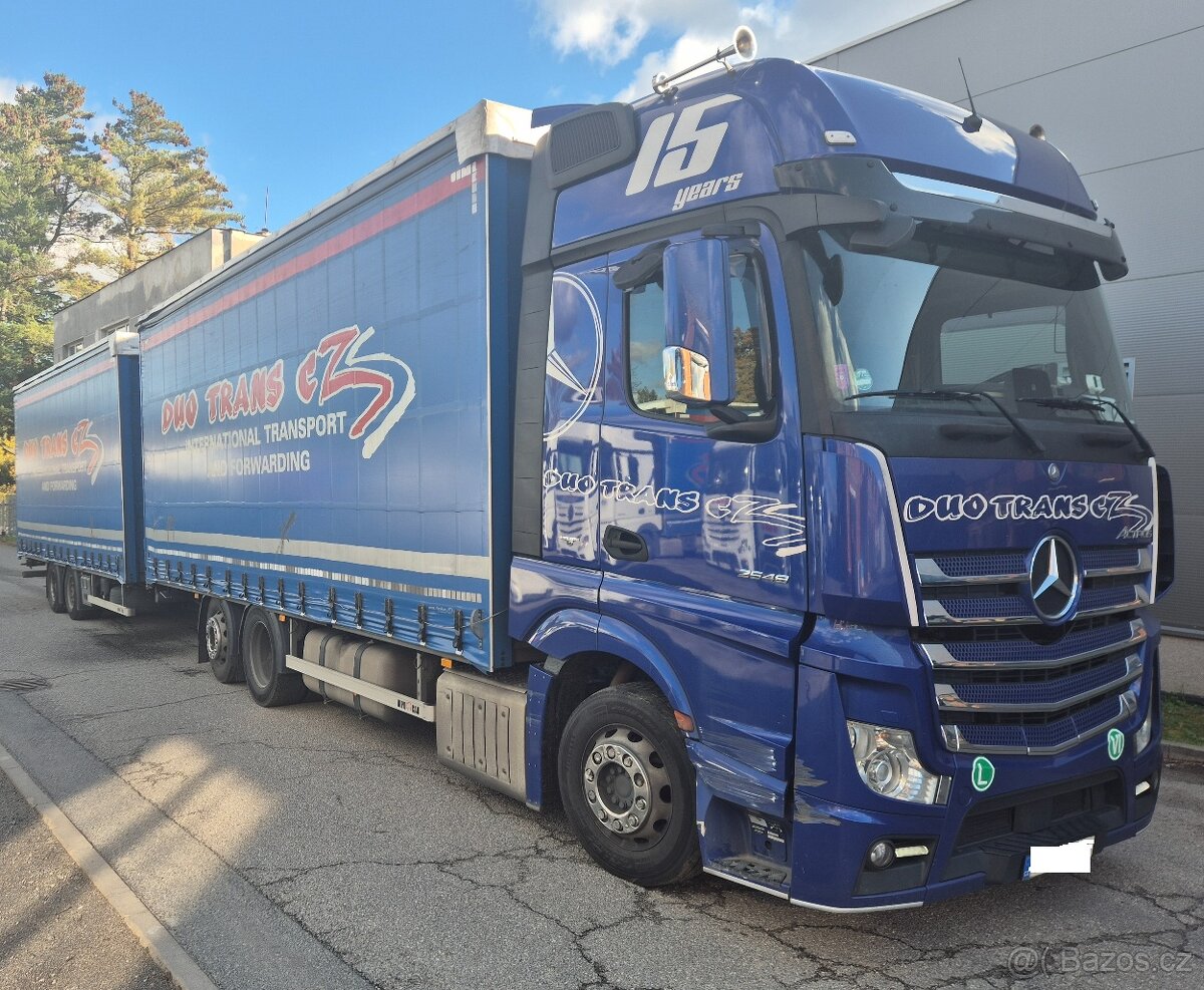 Mercedes Benz Actros 2548, jumbo souprava