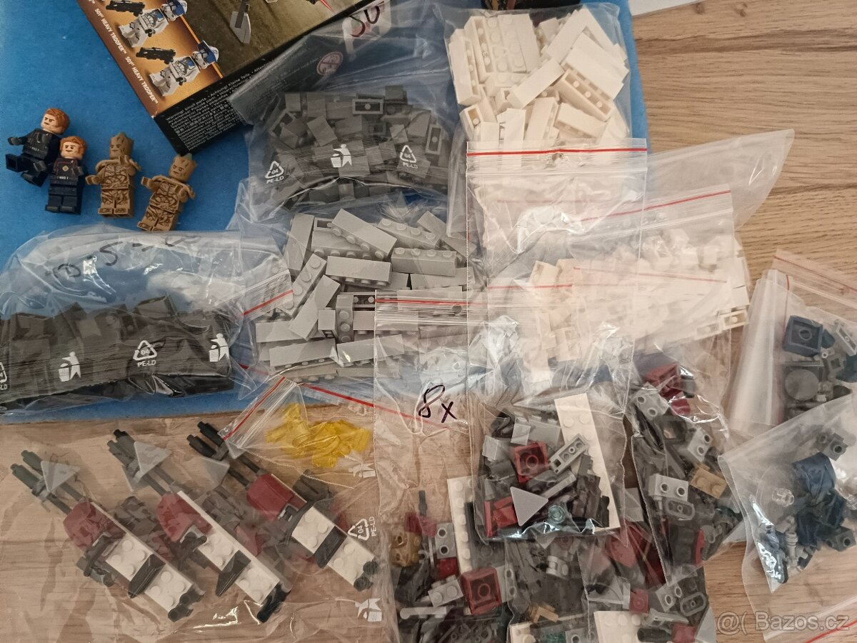 Lego mix, star wars 75372, 75345, plus nové kostky