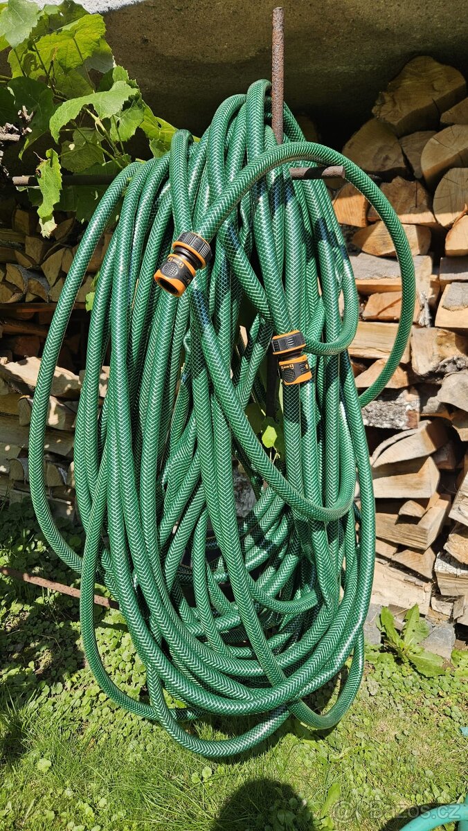Zahradní hadice 50m 3/4 + spojky