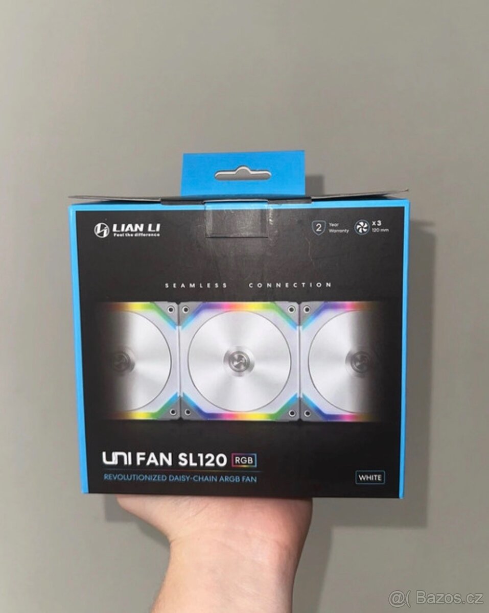 Lian Li uni fan sl120 sada z třech