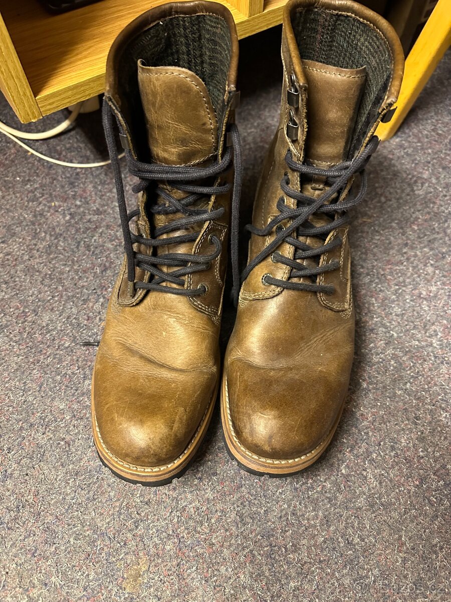 Kožené kotníkové boty zn. Vagabond, vel.44