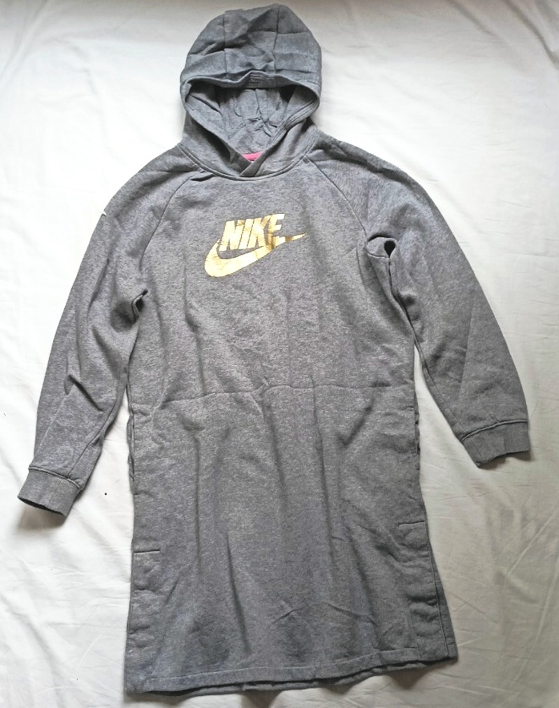 DÍVČÍ MIKINOVÉ ŠATY-156-166 cm, 12-14 let /XS/