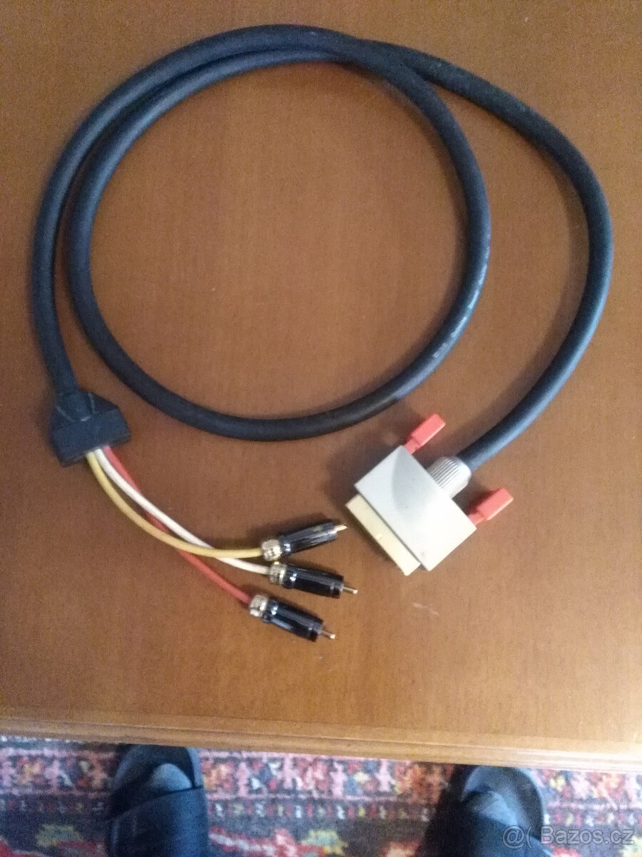 Scart Kabely zlacené kontakty