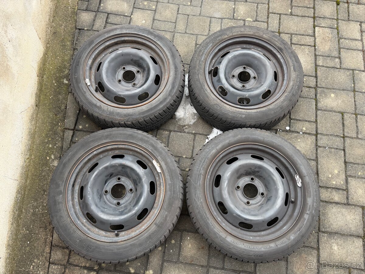 Pneu + disky R15 Peugeot