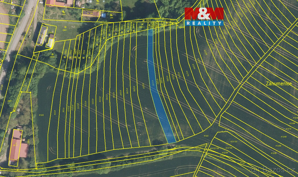 Prodej pole, 2777 m², Koryčany