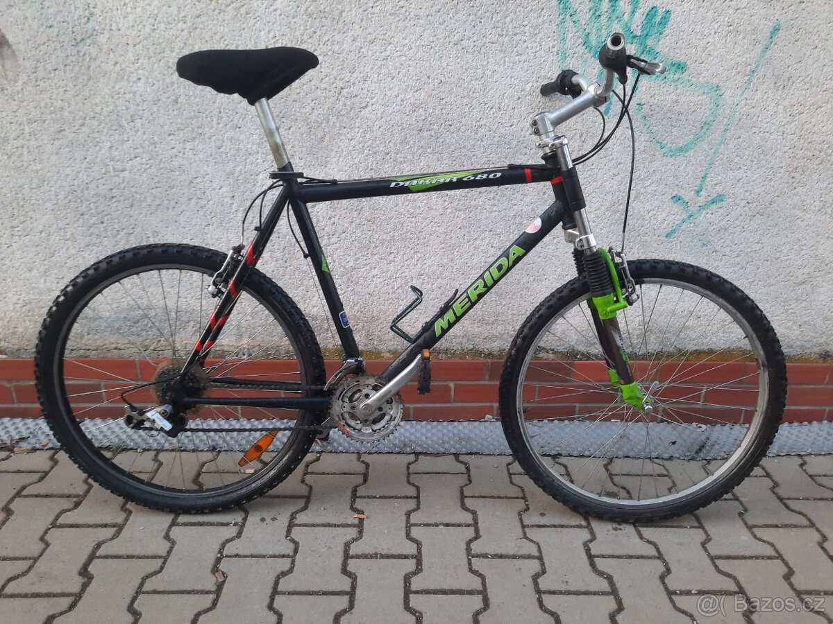 Horské kolo Merida.