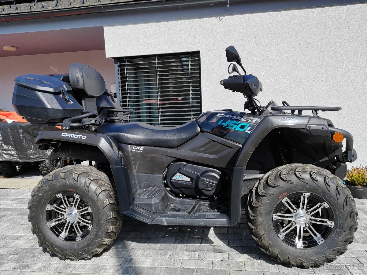 cfmoto 450 EPS-bílá spz