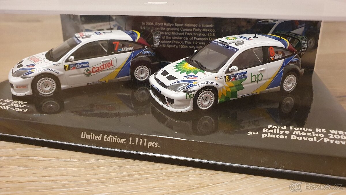 Set modelů Focus WRC 2004 rally 1:43