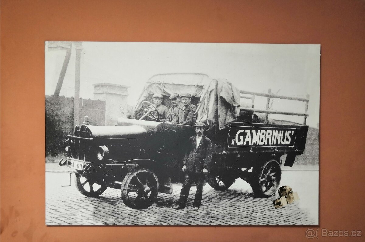 Pivovarský vůz GAMBRINUS 1,5 x 1m