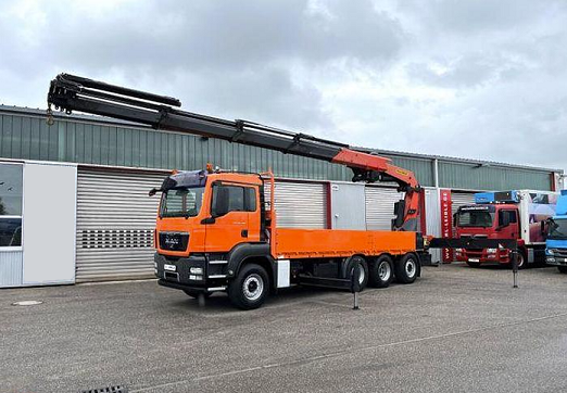 MAN TGS 35.480 8x4 - valník s hydraulickou rukou