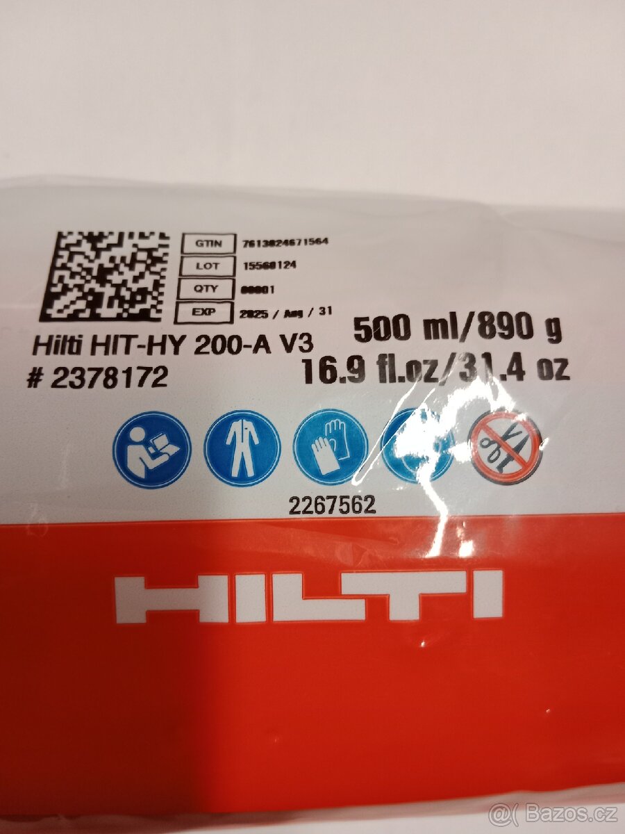 Chemická kotva Hilti