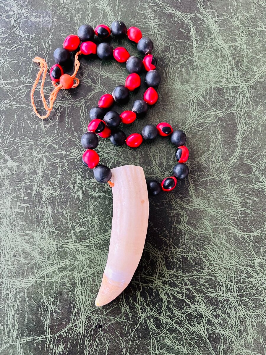 Ritualni samansky Peru nahrdelnik krokodyl aligator