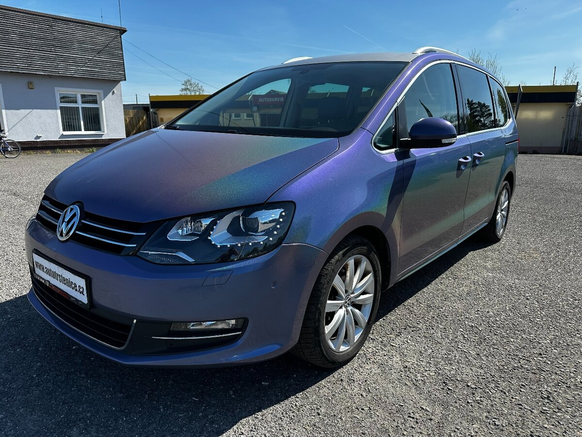 VW SHARAN 2,0 TDI DSG - PŮVOD ČR - HIGHLINE