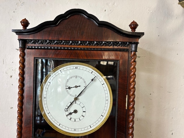 Velký regulátor biedermeier 150 cm.