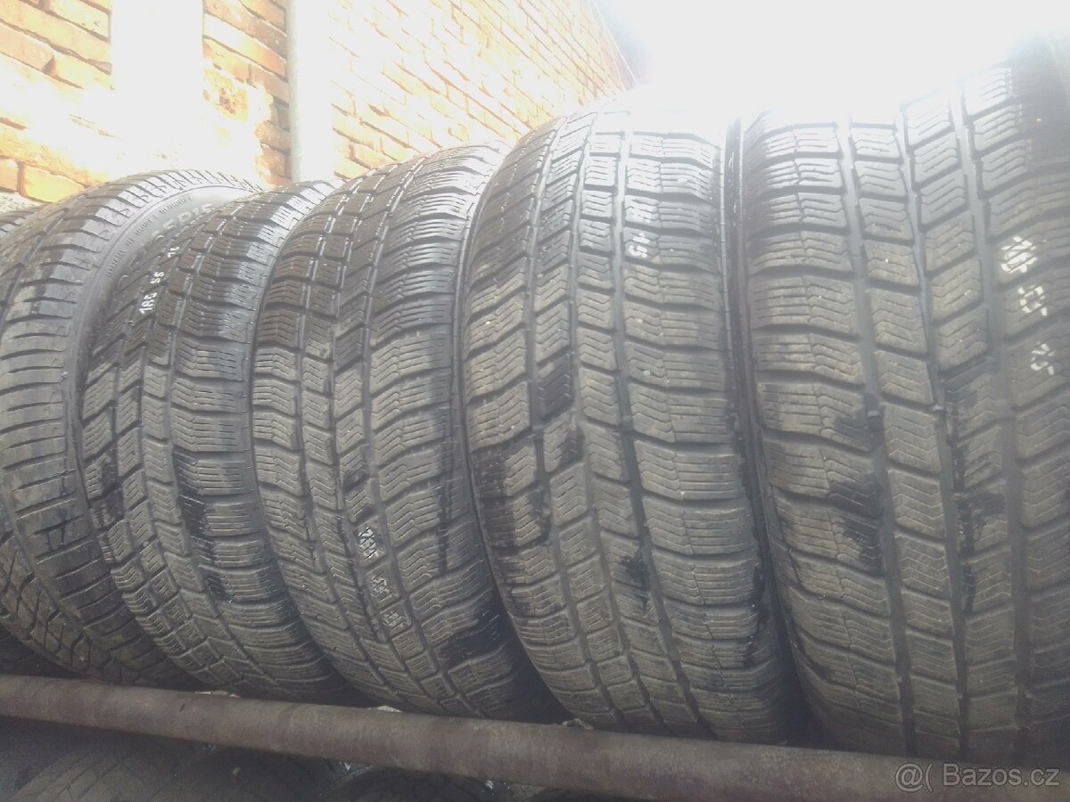 Prodám 4x zimní pneu 185/55 r15