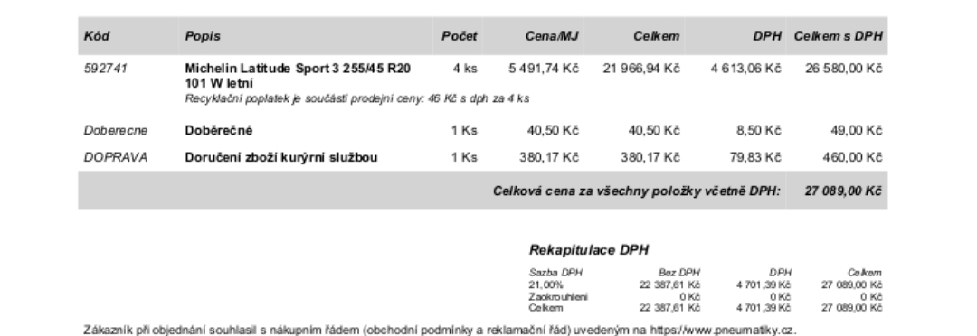 Pneumatiky 255/45 R20