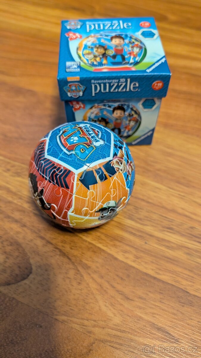 3D Puzzle Ball od RAVENSBURGER 54 dílků