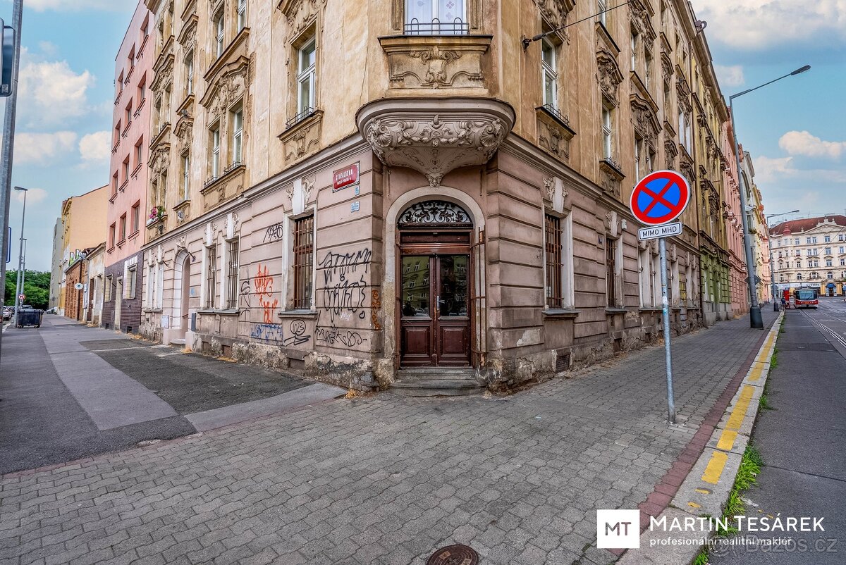 Prodej nebytového prostoru 74 m2 + sklep v místě budoucího m