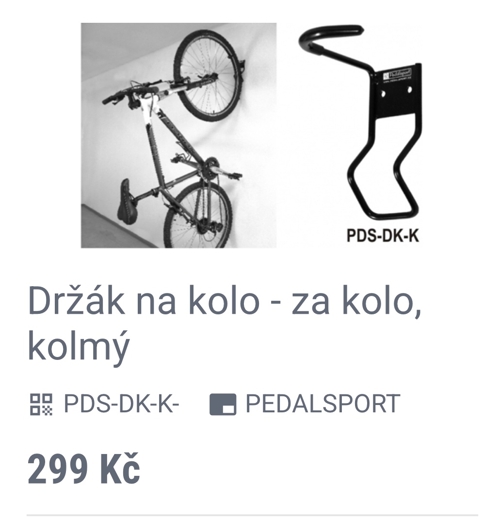 Držák na kolo (na zeď)