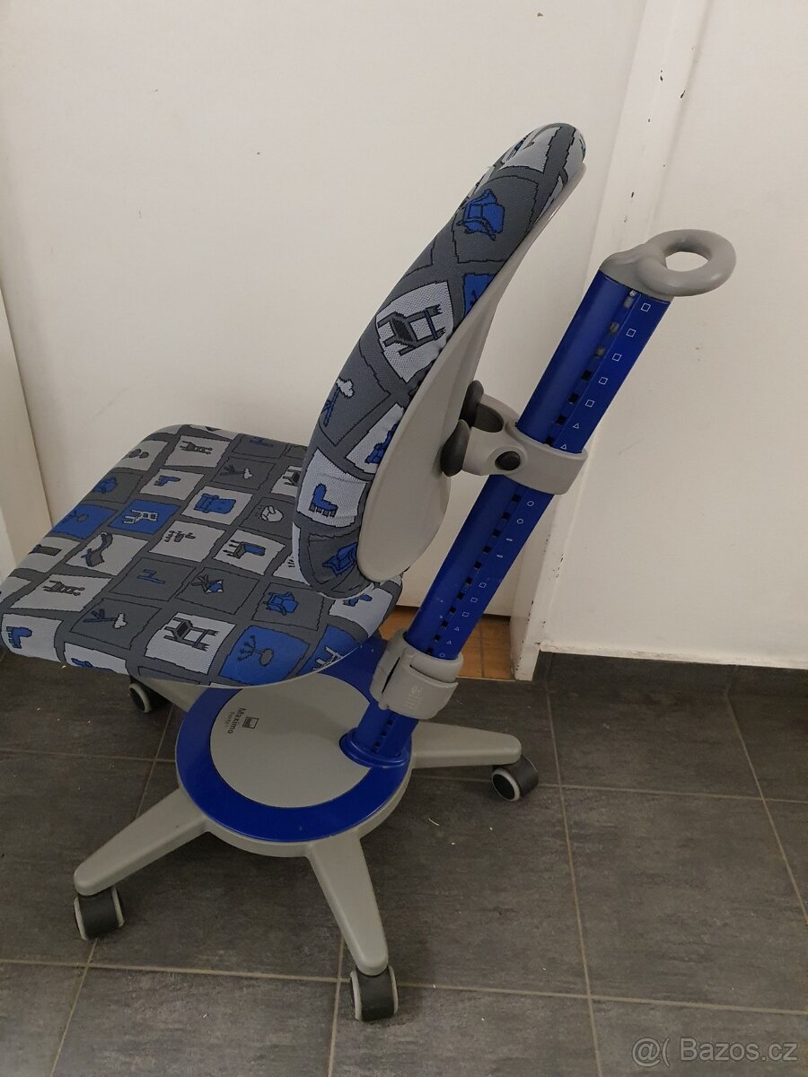 rostoucí židle MOLL Maximo Forte, modrá