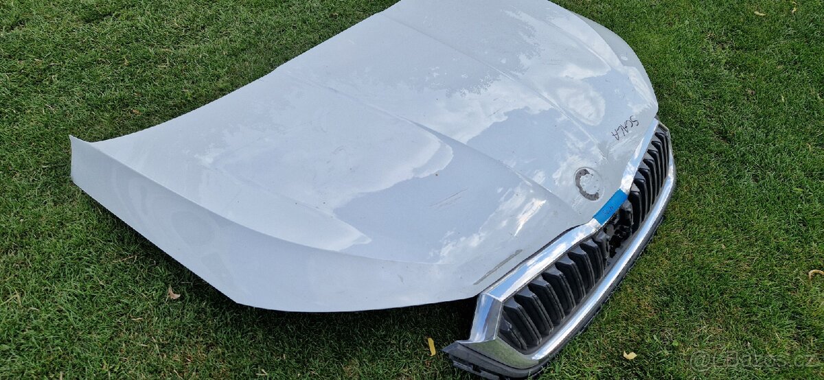 Škoda scala kapota maska nárazník