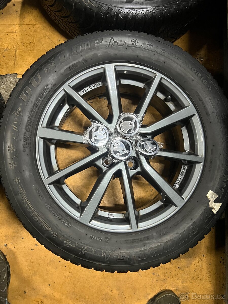 5x112R16 zimní sada Škoda Superb 3 šedý antracit