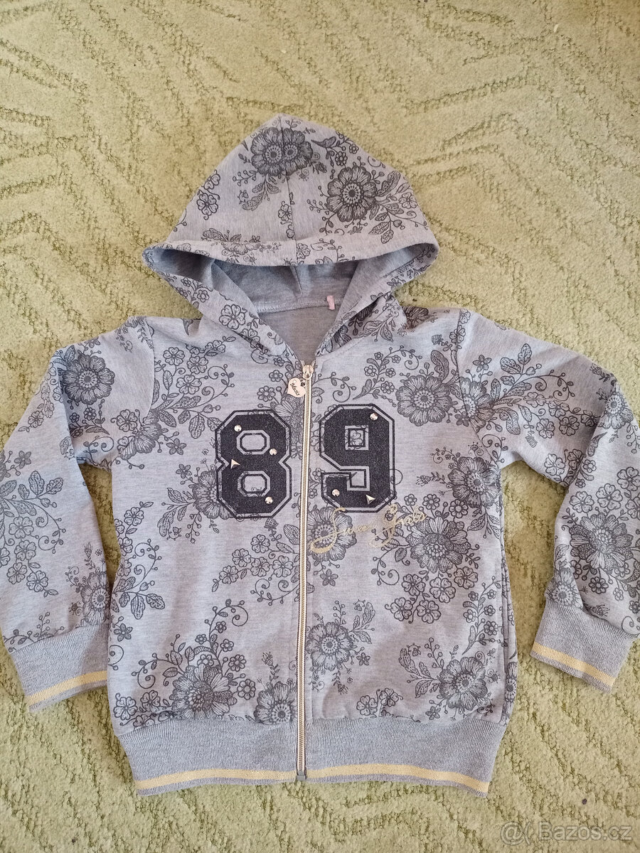 Dívčí mikina na zip