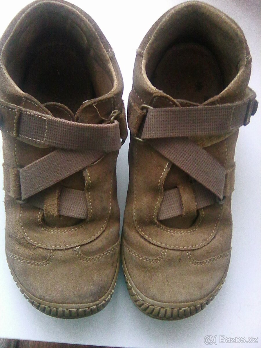 Dětské kožené boty č.32 Pegres