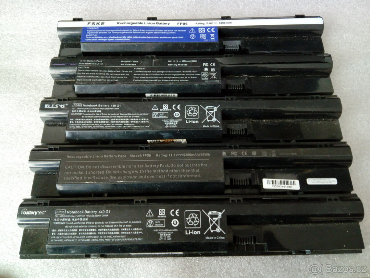baterie FP06 pro notebooky HP ProBook 440,450,470 (2.5hod)
