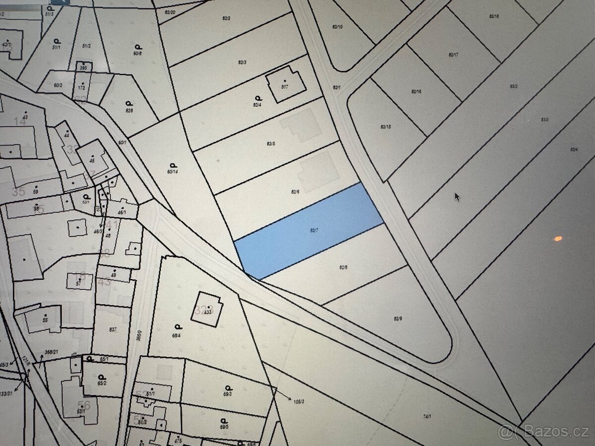 Stavební pozemek Straškov-Vodochody 1123m2