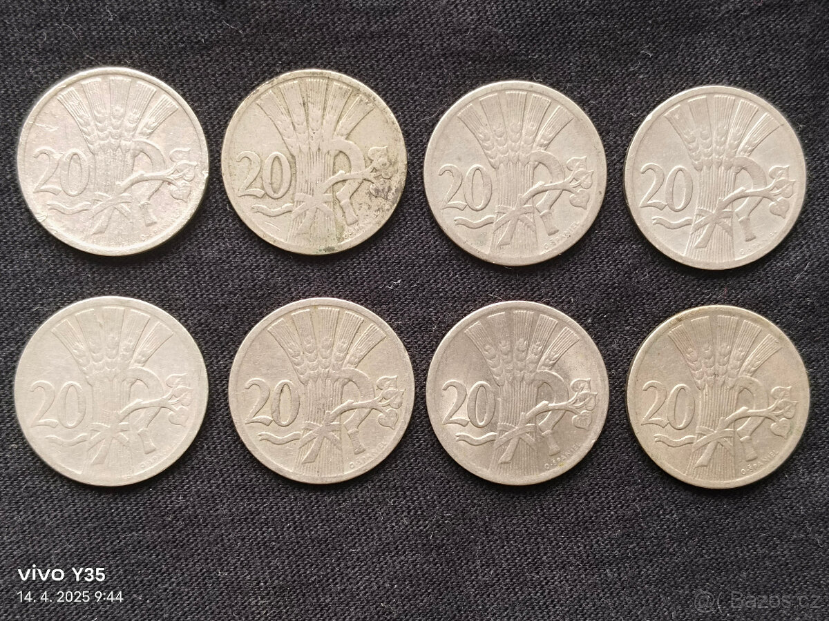 8x 20 hal 1921, 22, 24, 26, 27, 28, 37, 38