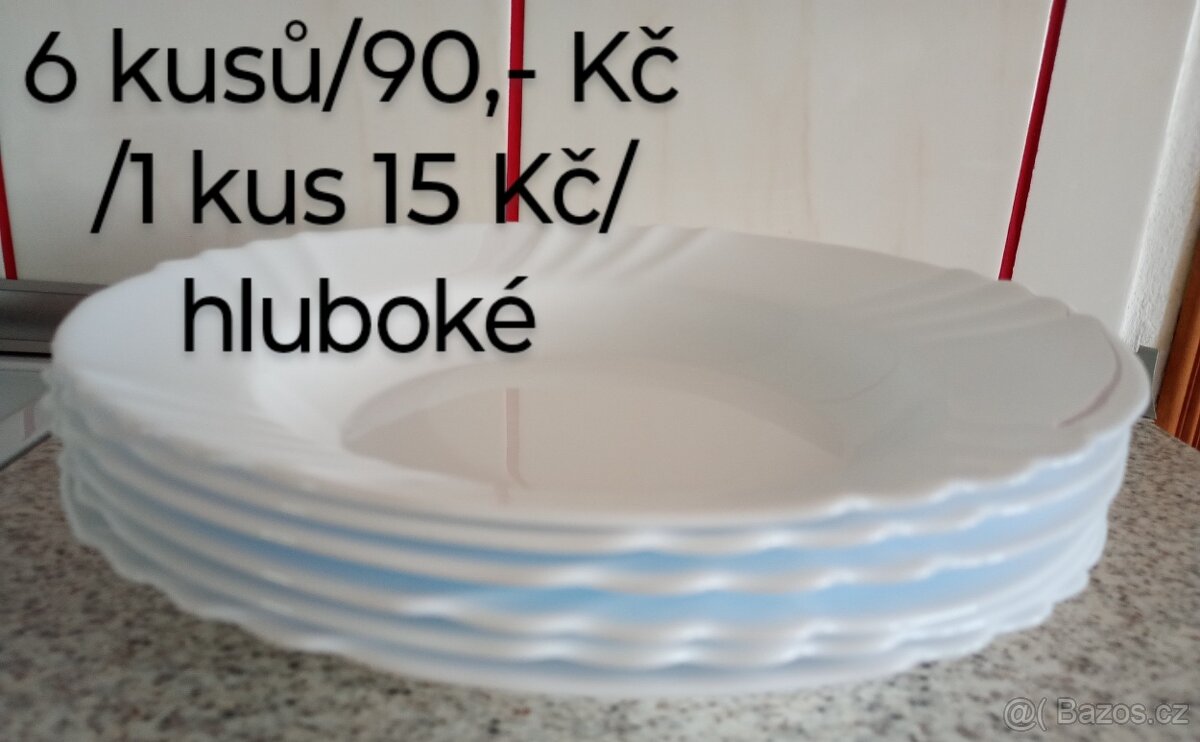 Hluboké a dezertní talíře