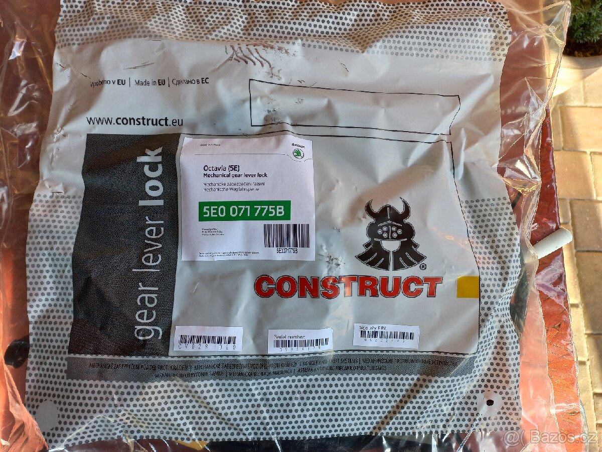 Construct mechanické zabezpečení řazení Octavia 3