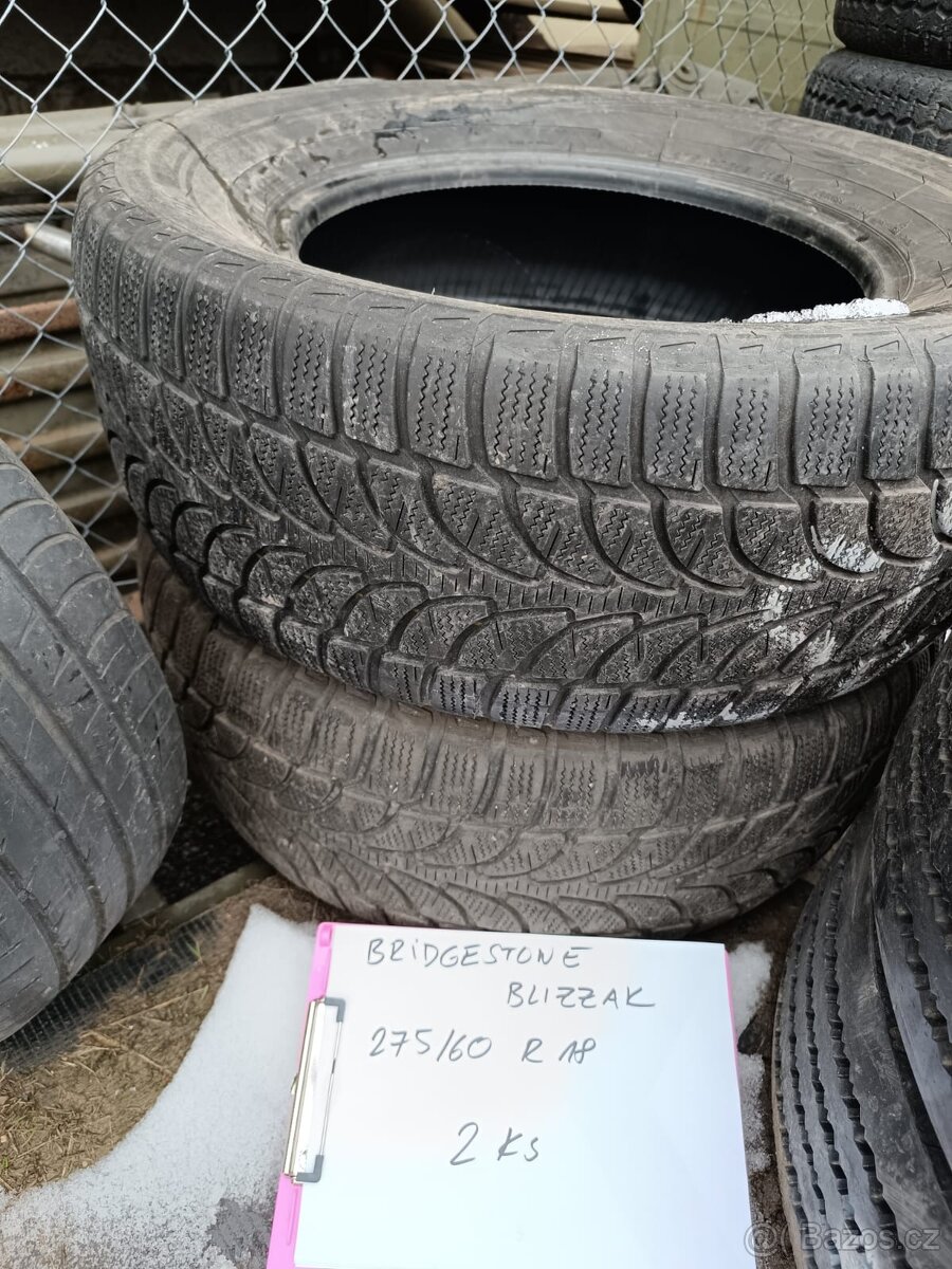 PNEU 295/80 R20 , 275/60R18, 285/60R18POUŽITÉ