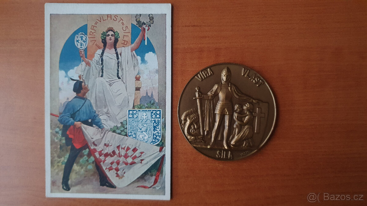 Československý orel zásluze. 929-1929. (Víra, vlast, síla)
