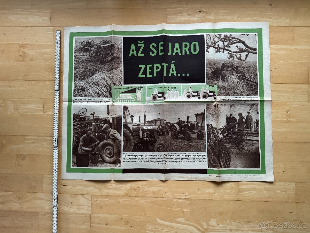 Retro socialistický plakát