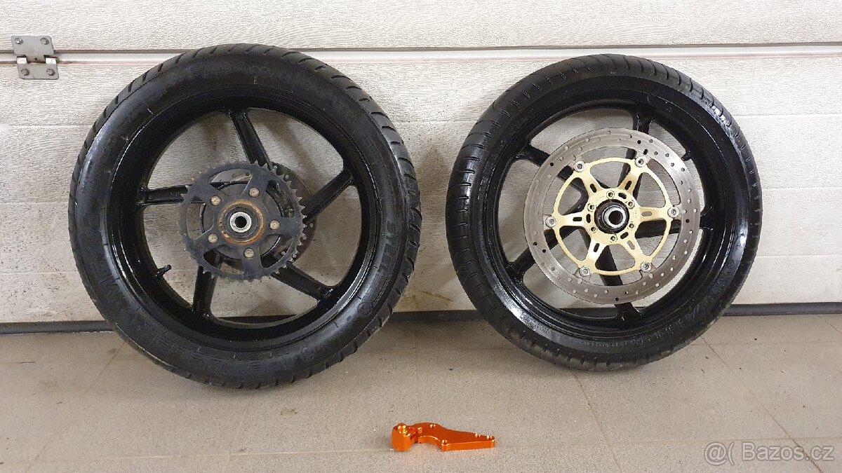 Motardová kola KTM EXC + Brzdový adaptér