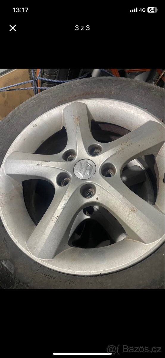Prodám alu kola na Suzuki sx4