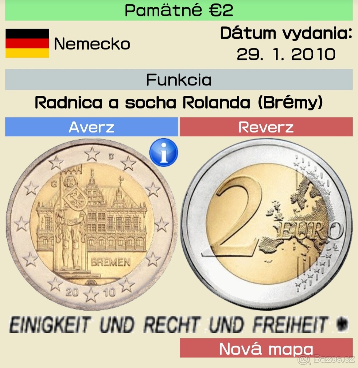 Predám Nemecké proff mince