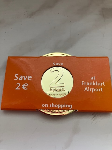 Mince 2 Euro-Duty Free Frankfurt Airport