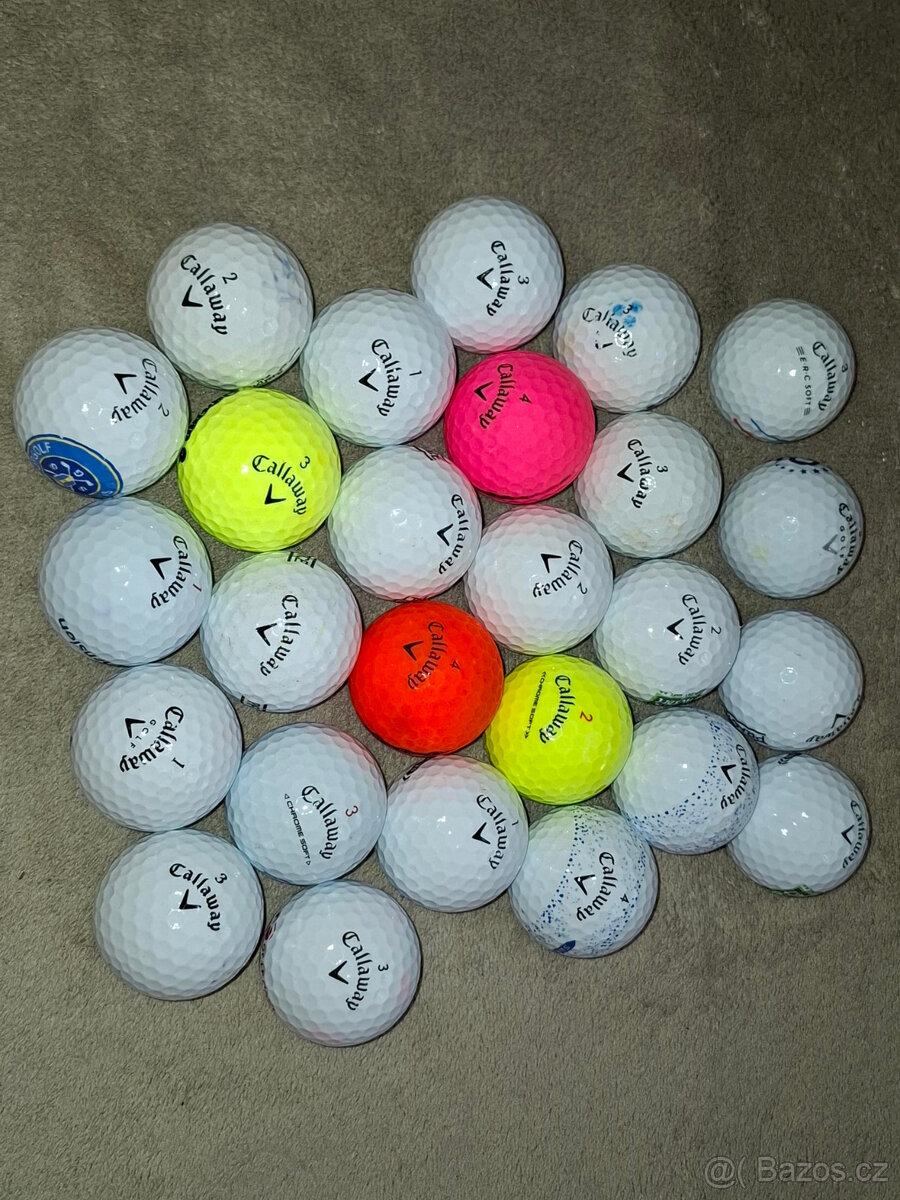 Golfové míčky GALLAWAY 26 ks á 20,- Kč - kvalita